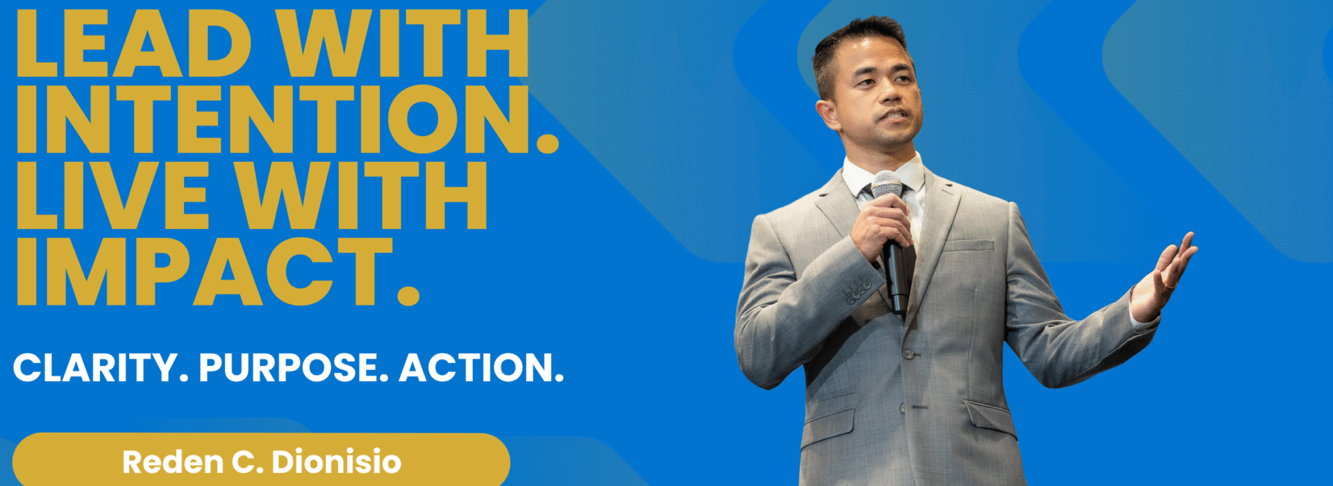 Reden Dionisio, Speaking in front of a crowd about leadership